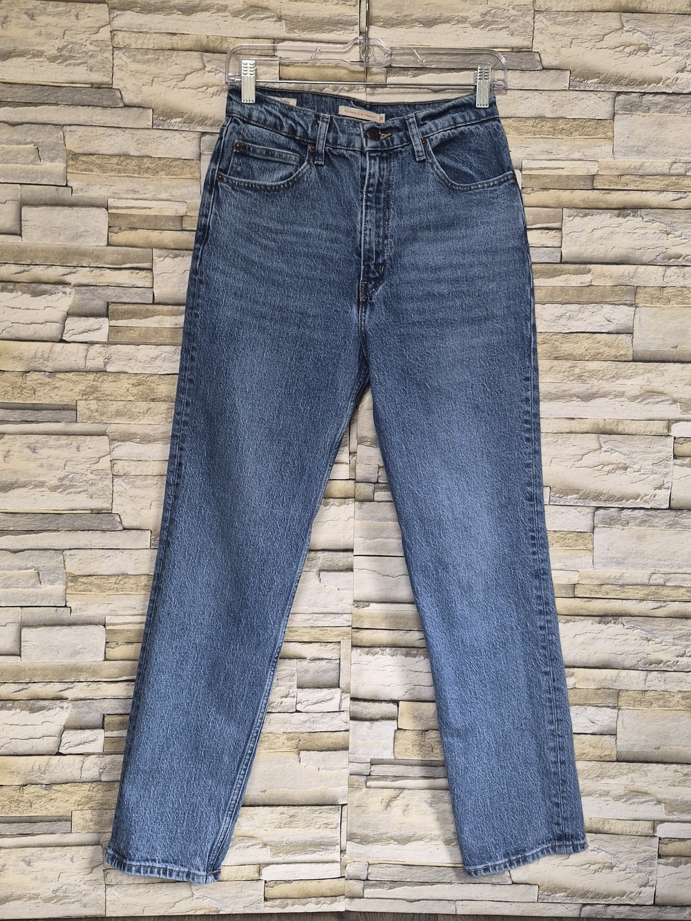 ​Levi's Premium 70s High Slim Straight Jeans Womens 28 Blue Casual Denim